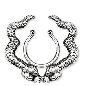 FAUX SNAKE CHEST PIERCING SET