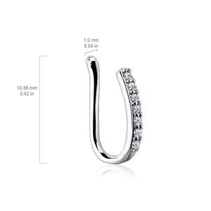 FAUX CLIP ON NOSE RINGS - NO PIERCING REQUIRED