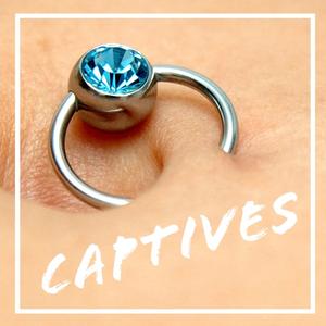 CRYSTAL CAPTIVE BEAD 10MM BELLY RING