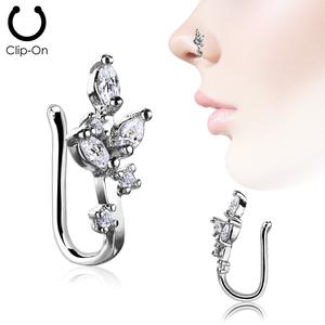 FAUX CLIP ON NOSE RINGS - NO PIERCING REQUIRED