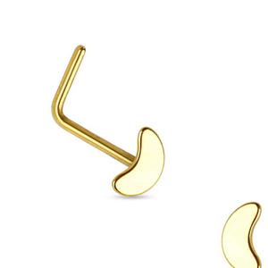 DAINTY MICRO MOON L BEND NOSE STUD