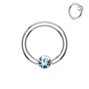 CRYSTAL CAPTIVE BEAD 10MM BELLY RING
