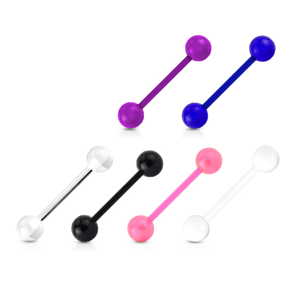 MULTPACK OF 6 BIOFLEX UV REFLECTIVE TONGUE BARS - 16MM