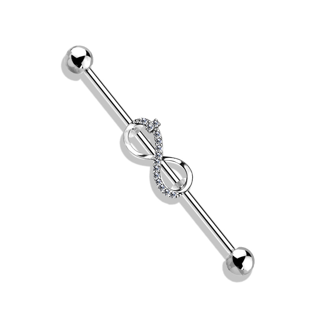 CRYSTAL INFINITY SURFACE INDUSTRIAL BAR - 38MM