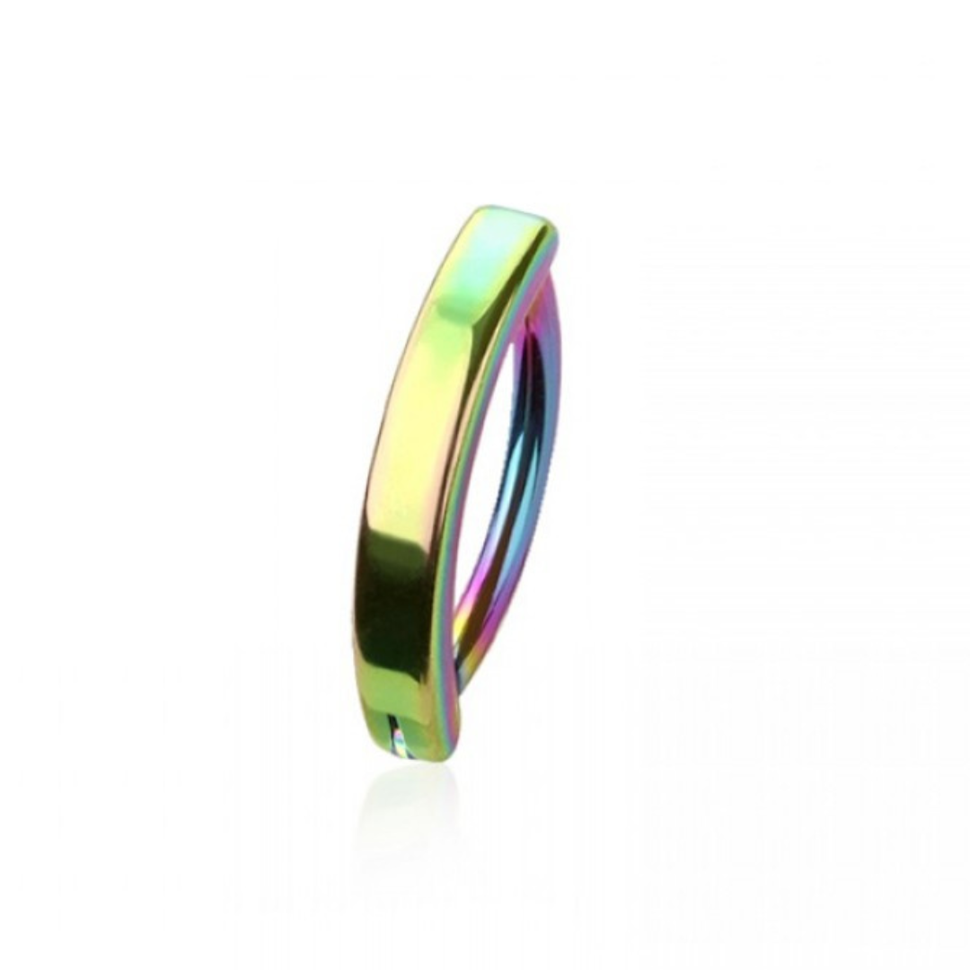 RAINBOW BELLY CLICKER HOOP - 12MM