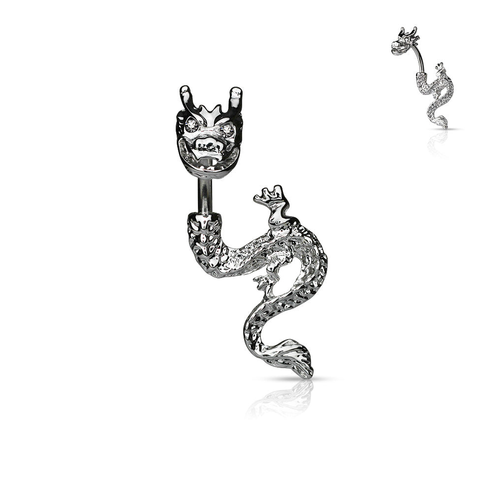 MYSTICAL DRAGON BELLY BAR - 14 GAUGE - 10MM