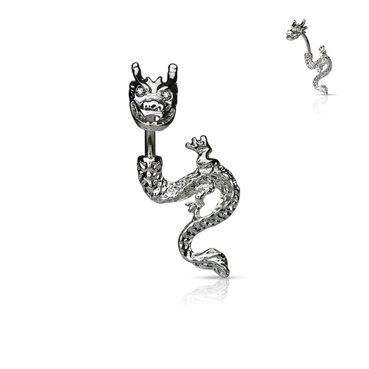 MYSTICAL DRAGON BELLY BAR - 14 GAUGE - 10MM