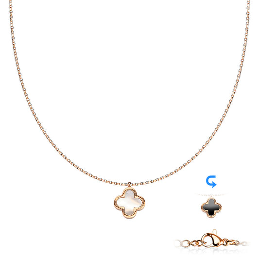 ROSE GOLD CLOVER NECKLACE