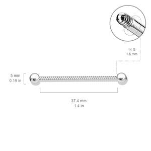 BRAIDED TWIST INDUSTRIAL BAR - 38MM