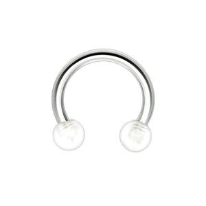 UV CIRCULAR HORSESHOE BARBELL - 8MM