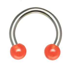 UV CIRCULAR HORSESHOE BARBELL - 8MM