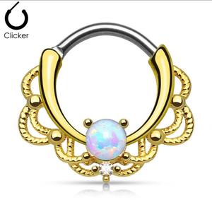 16 GAUGE OPAL SEPTUM RING