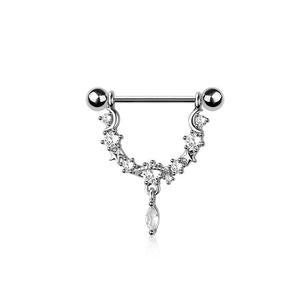 TO THE MOON & BACK CRYSTAL NIPPLE BAR