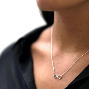 SILVER INFINITY LOVE NECKLACE