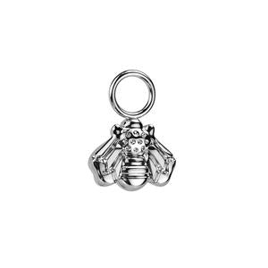 TITANIUM MINI BEE CHARM FOR HOOPS / HELIX ROOK