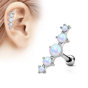 OPAL LINED BARBELL FOR EAR