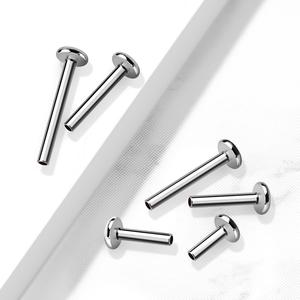 SURGICAL STEEL REPLACEMENT FLAT BACK LABRET POST