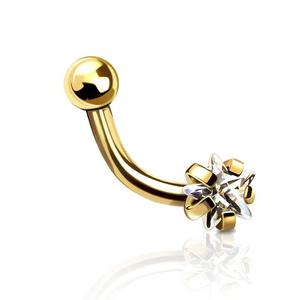 DAINTY STAR 8MM BARBELL