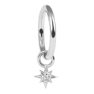 NORTHERN CRYSTAL STAR CHARM HOOP FOR ROOK, HELIX & MORE