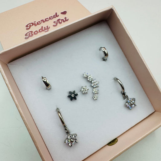 FLOWERS BLOSSOM EARRING STYLING BUNDLE