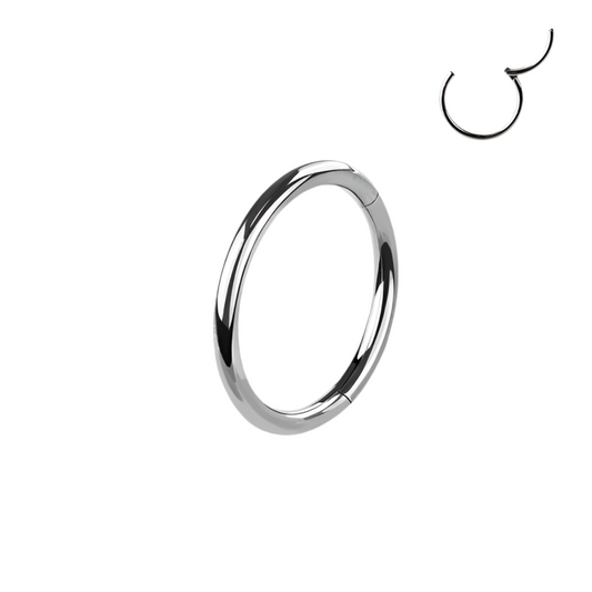 TITANIUM SEAMLESS NOSE RING HOOP