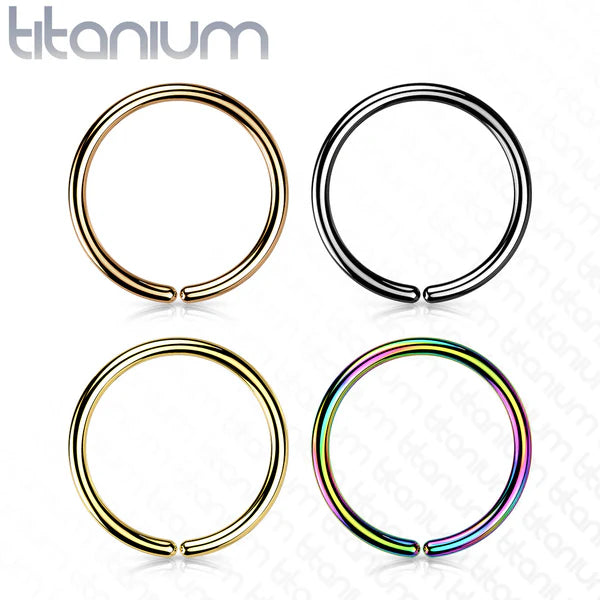 TITANIUM SEAMLESS BENDABLE HOOP