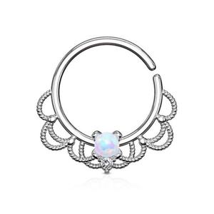 Opal Dreams Bendable Hoop Ring ear tragus cartridge septum nose daith