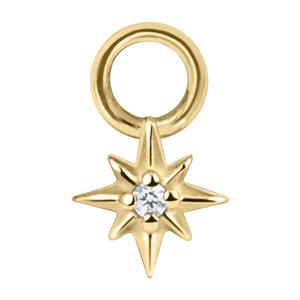 NORTHERN CRYSTAL STAR CHARM FOR HOOP