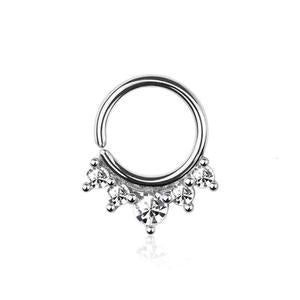 PRINCESS CROWN BENDABLE HOOP FOR SEPTUM / DAITH 8MM