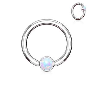 OPAL CAPTIVE 10MM BELLY RING