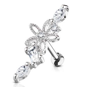 SUMMER FLOWER CRYSTAL BARBELL