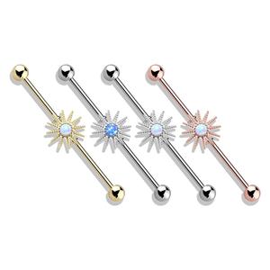 OPAL STAR INDUSTRIAL BARBELL