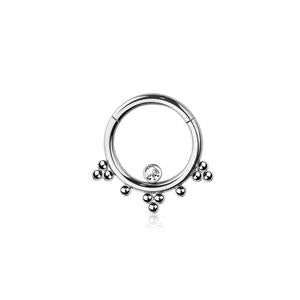 BOHO BEADED 8MM HOOP FOR SEPTUM / DAITH