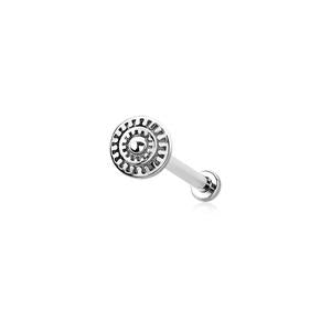 SHIELD PUSH IN THREADLESS LABRET STUD - 8MM